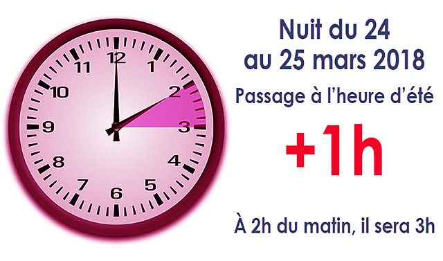 À 2 heures il sera... 3 heures. L'heure d'été|Photo DR À 2 heures il sera... 3 heures. L'heure d'été|Photo DR