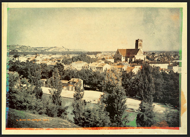 Vue d'Agen, en couleur, depuis le coteau de l'Ermitage en 1877.|Capture d'écran - DR Vue d'Agen, en couleur, depuis le coteau de l'Ermitage en 1877.|Capture d'écran - DR