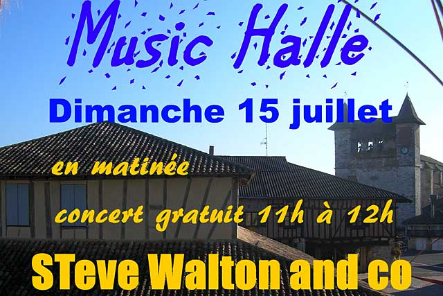 Les Music'Halle redémarrent avec Steve Walton Blues Songs...|Photo DR Les Music'Halle redémarrent avec Steve Walton Blues Songs...|Photo DR