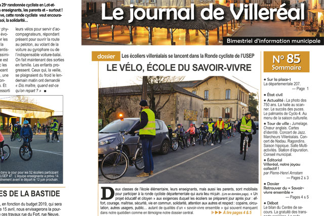 Le N°85 du Journal de Villeréal vient de paraître...|Photo © Jean-Paul Epinette - icimedia@free.fr Le N°85 du Journal de Villeréal vient de paraître...|Photo © Jean-Paul Epinette - icimedia@free.fr