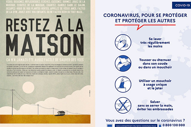 Evitez les contacts, c'est la première mesure. Pour cela... Rester à la maison !...|Illustration DR