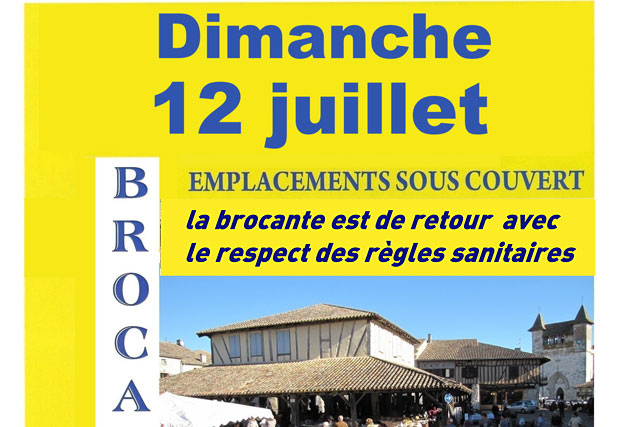 Tous les amateurs de brocante ont rendez-vous place de la halle, dimanche 12 juillet...|Illustration DR Tous les amateurs de brocante ont rendez-vous place de la halle, dimanche 12 juillet...|Illustration DR