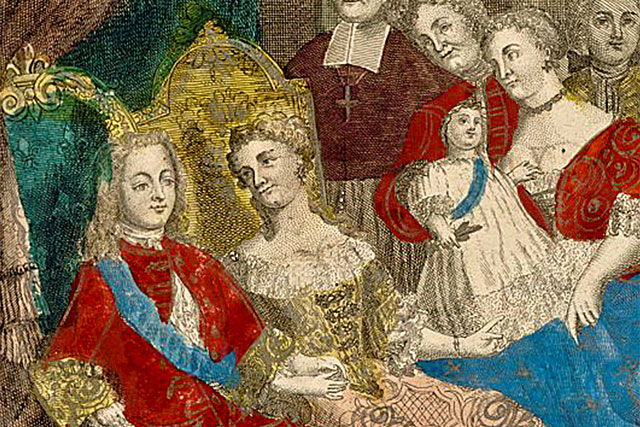 À Villeréal comme partout dans le royaume, les sujets de sa majesté Louis XV fêteront la naissance du Dauphin Louis...  - BNF