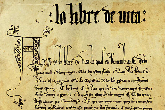 1379 - Lo Libre de Vita par Johan Thoyr, notaire public et greffier du consulat. - Archives de Bergerac - Illustration Jean-Paul Épinette