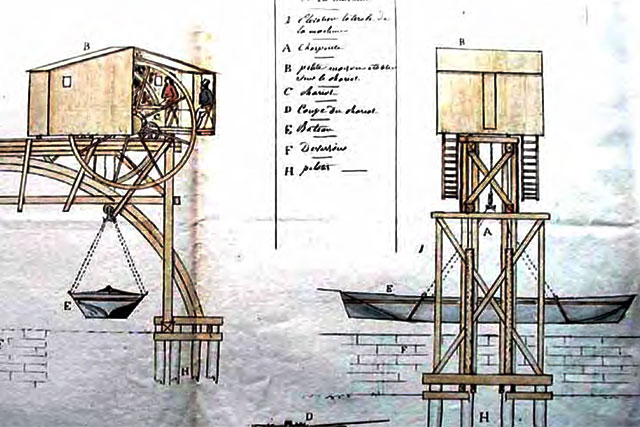 En 1821, on équipa même les pemiers moulins d'ascenseur à gabare ! - AD47 - Jean-Paul Épinette