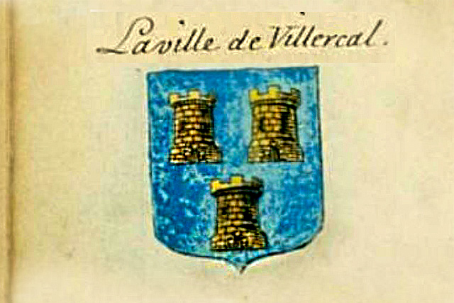 Les armoiries de Villeréal ont retrouvé leur sens : les trois tours ont bel et bien existé. - © BnF et Jean-Paul Epinette