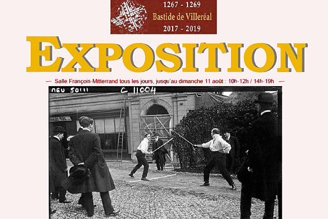 Expo des 750 ans 2019 - L'AFFICHE - | Mémoire de Villeréal, Droits réservés